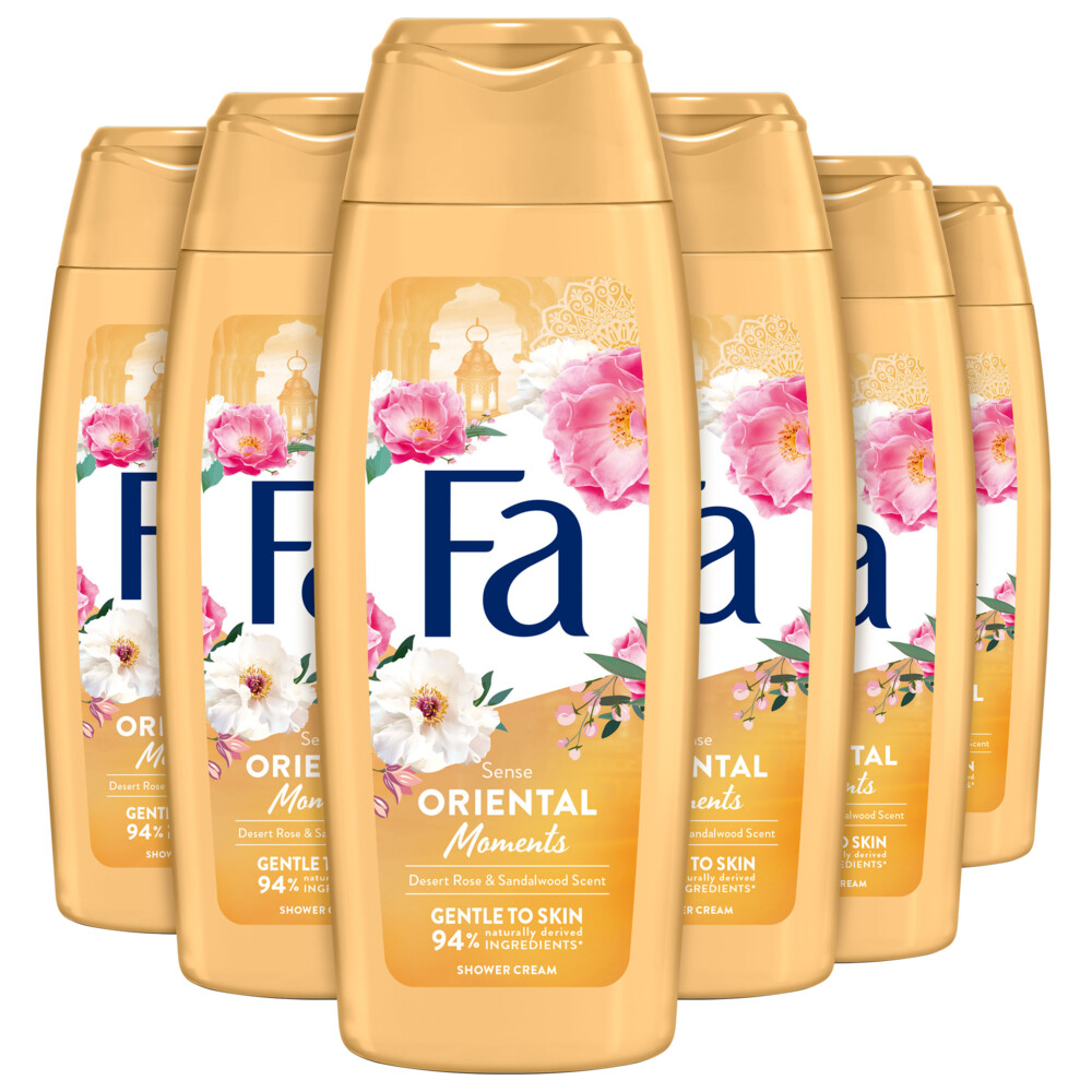 6x Fa Douchegel oriental moments (250 ml)