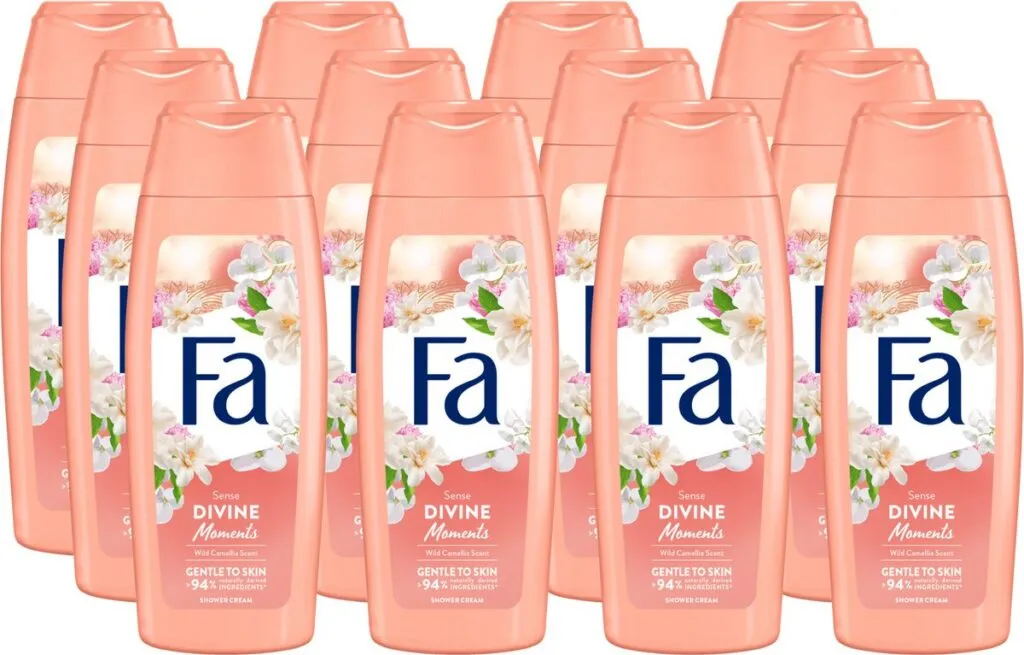12x Fa Douchecreme divine moments (250 ml)