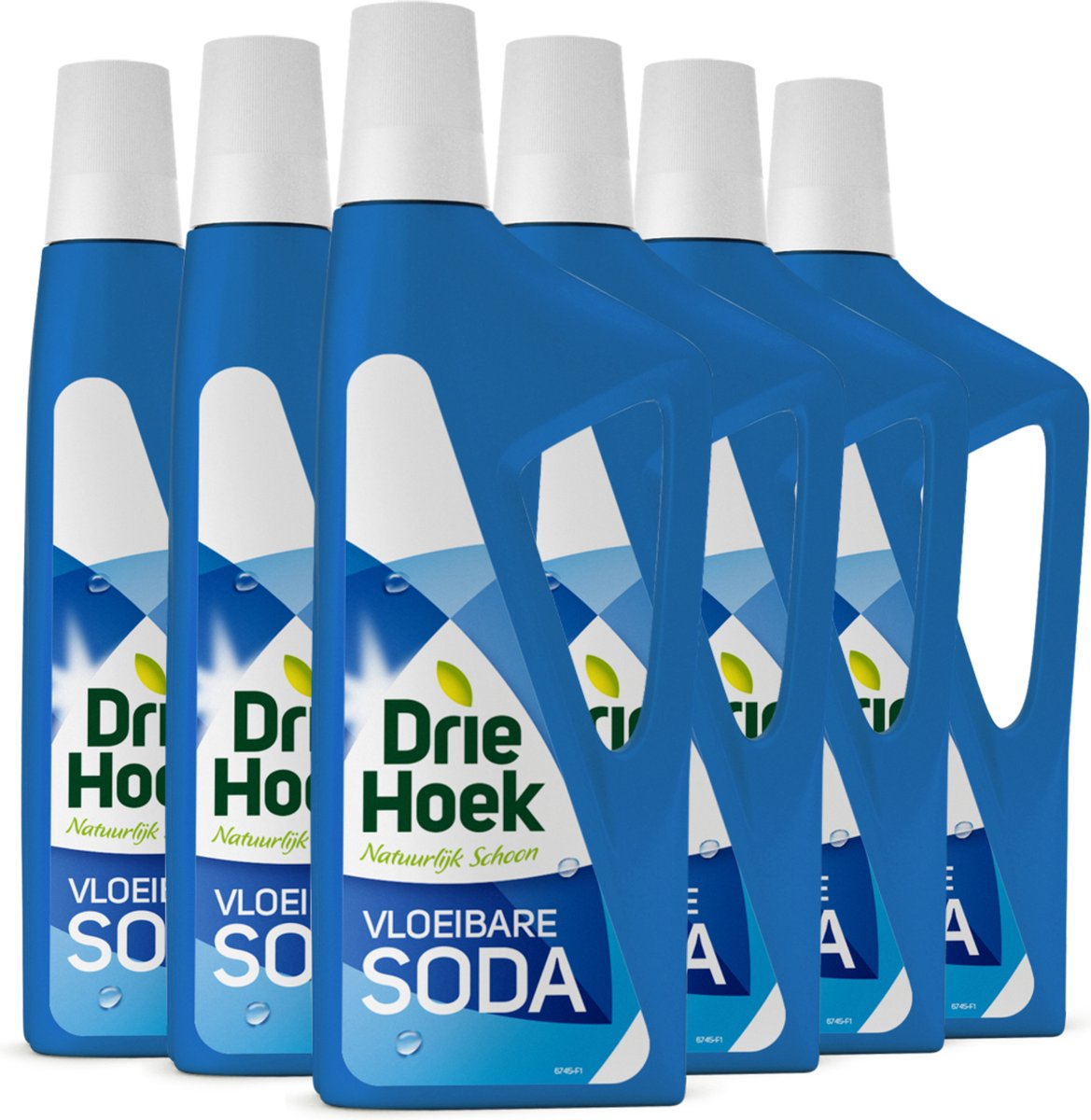 6x Driehoek Vloeibare Soda (725 ml)