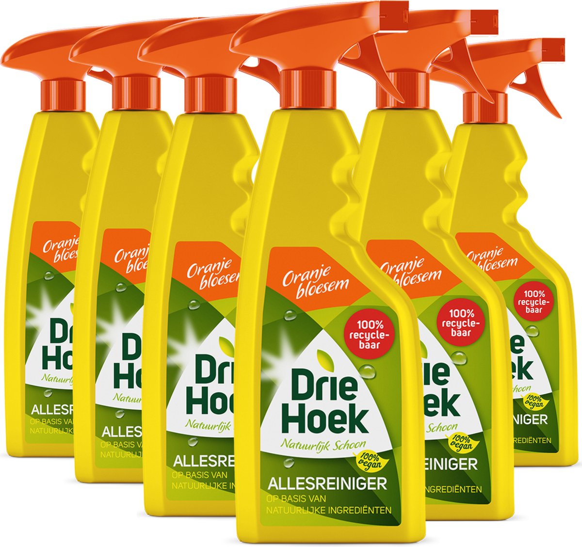 6x Driehoek Oranjebloesem spray (500 ml)