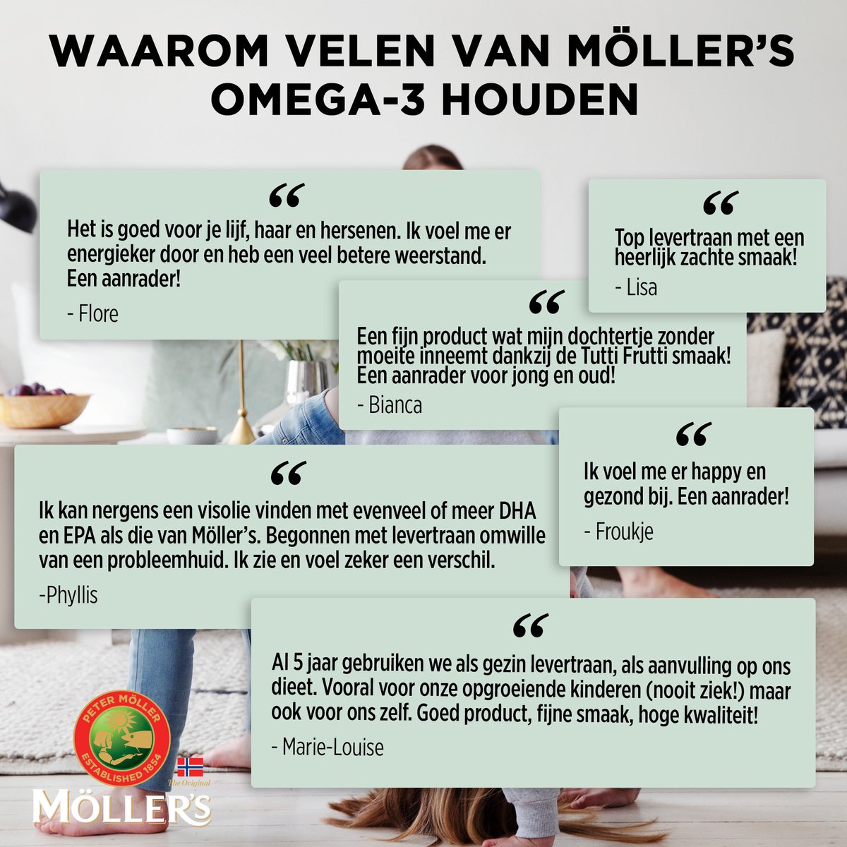 6x Mollers Omega-3 Levertraan Tutti Frutti (250 ml) - image 4