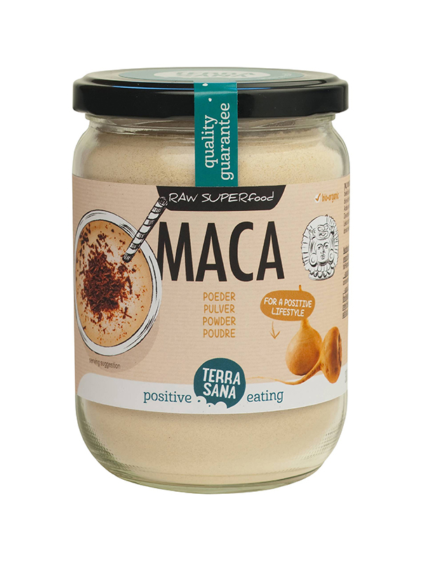 Terrasana Raw Maca High Energy Poeder In Glas Bio (300 gr)