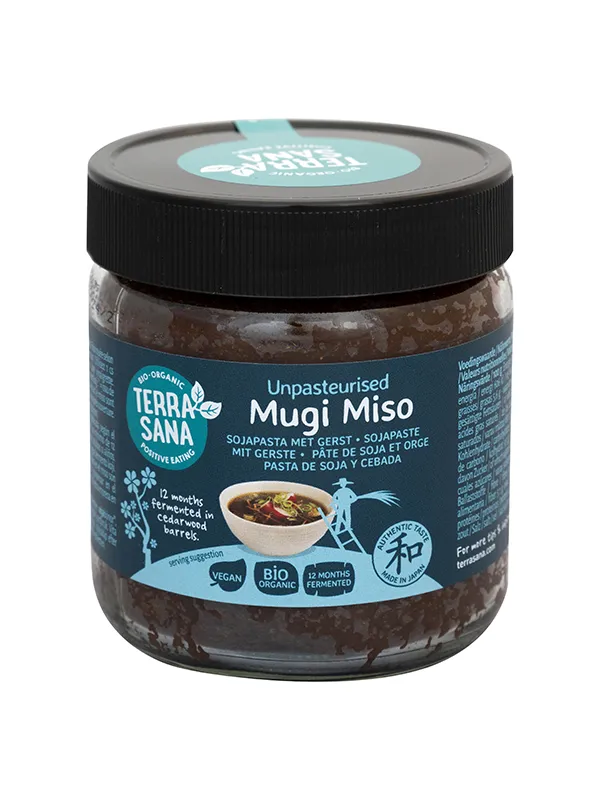Terrasana Mugi Miso Ongepasteuriseerd Glas Bio (350 gr)