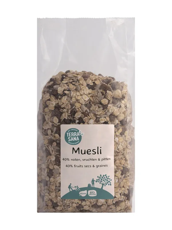 Terrasana Muesli Noten & Zuidvruchten Bio (1000 gr)