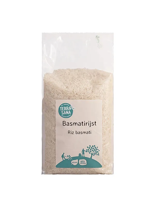 TerraSana Basmati rijst wit bio (1000 gr)