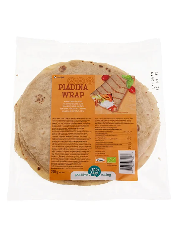 Terrasana Piadina Wraps Spelt En Haver Bio (240 gr)