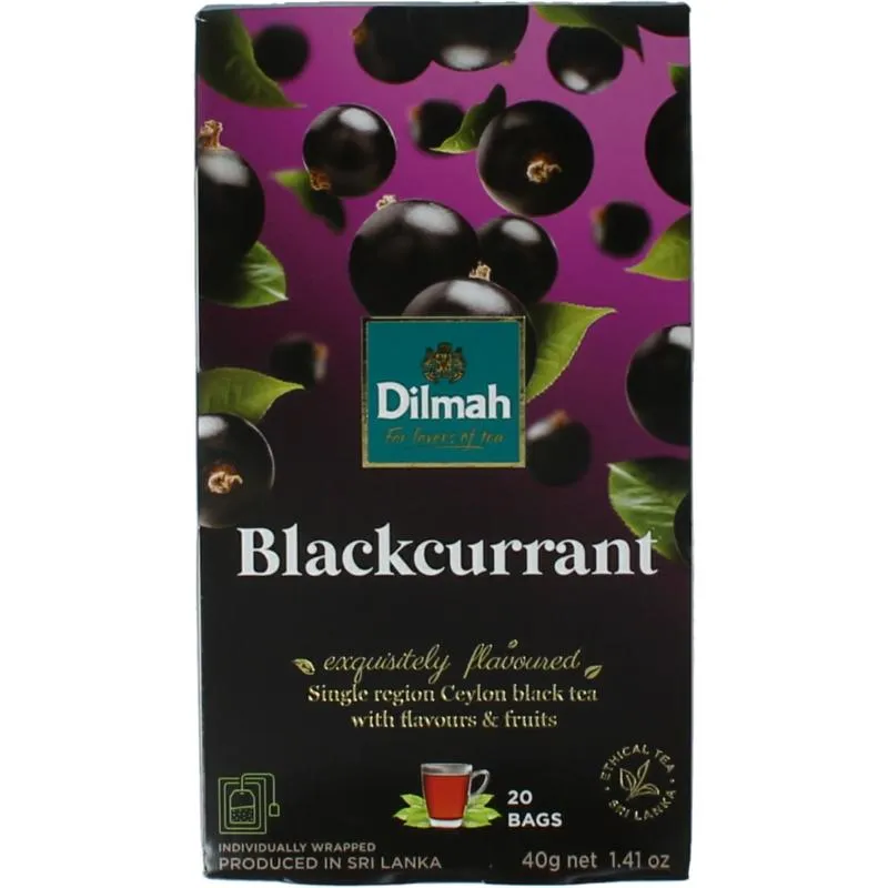 Dilmah Blackcurrant Fun Tea (20 zakjes)