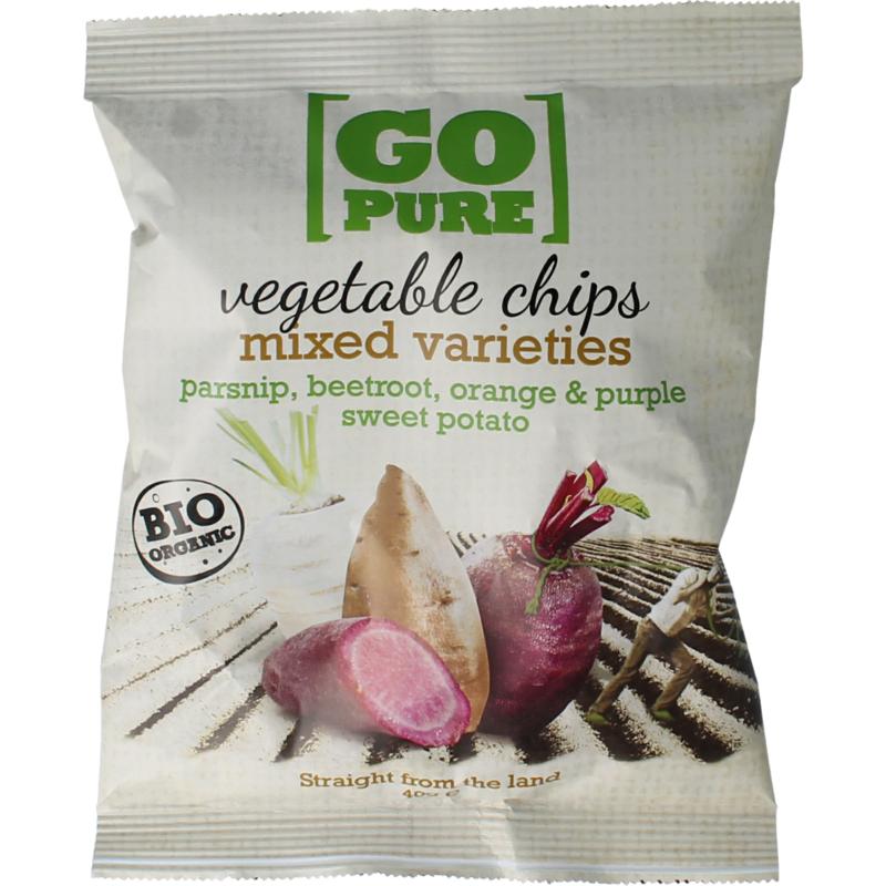 Go Pure Chips Groente Bio (40 gr)