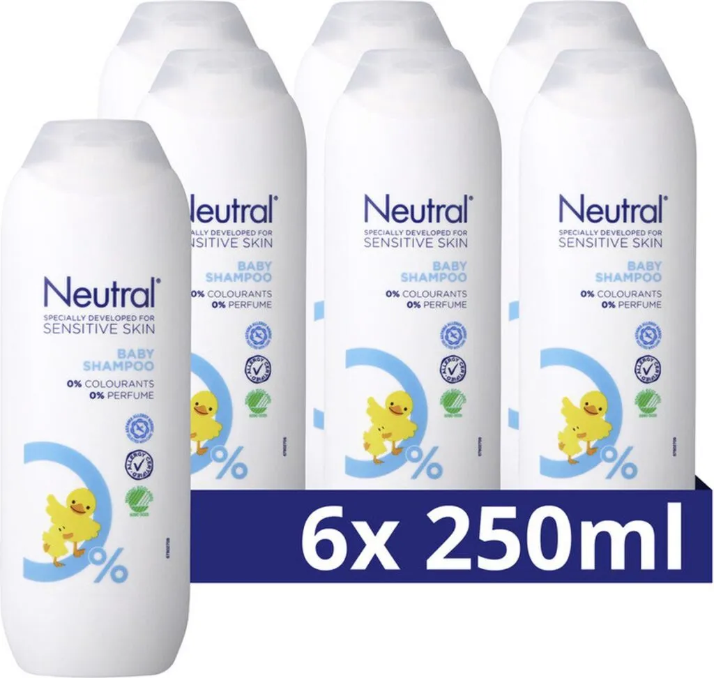 6x Neutral Baby shampoo (250 ml)