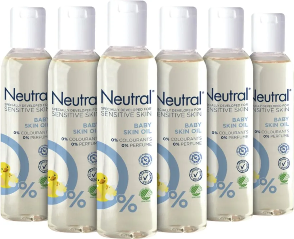 6x Neutral Sensitive Skin Baby Huidolie (150 ml)