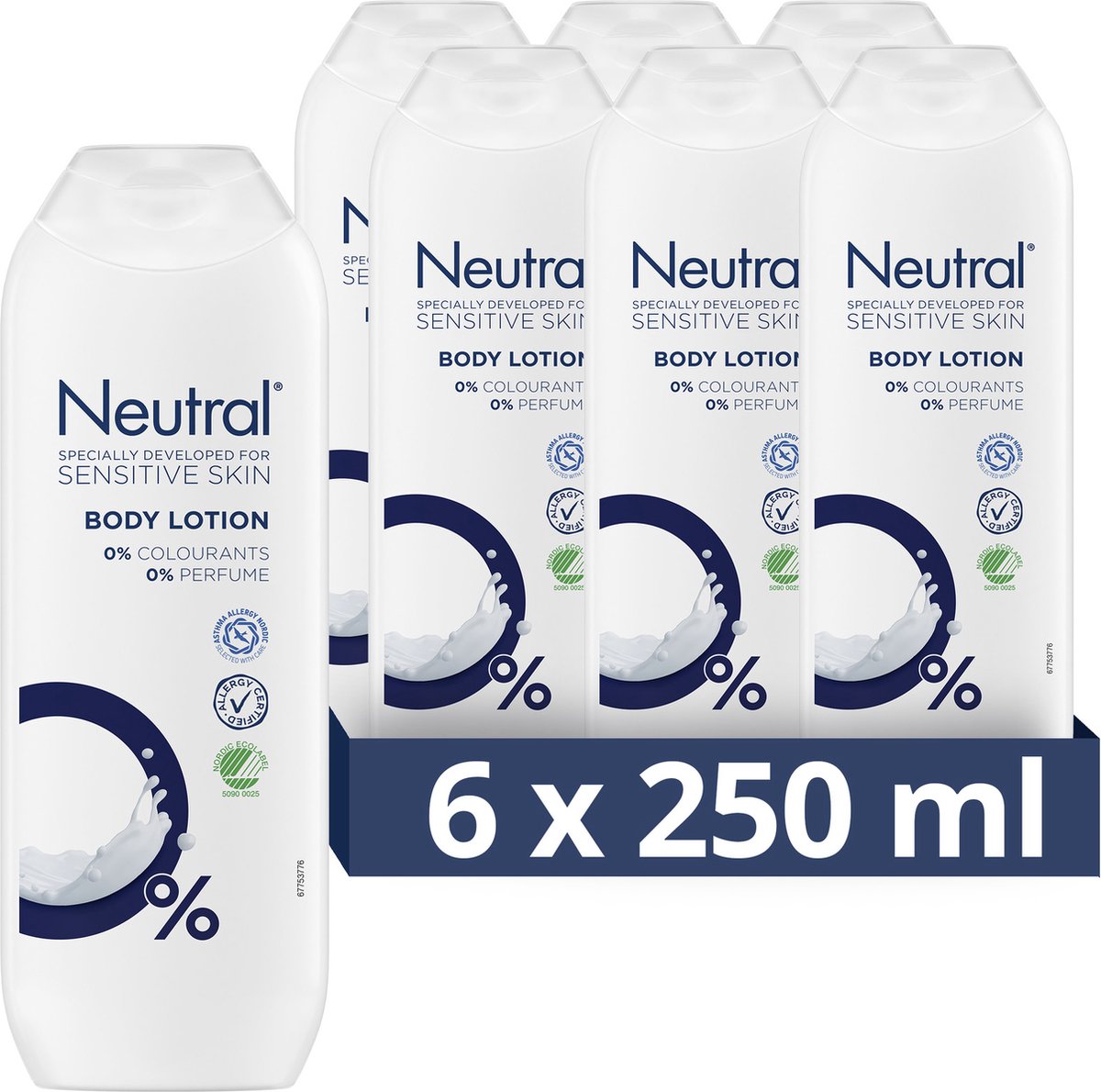 6x Neutral Bodylotion (250 ml)