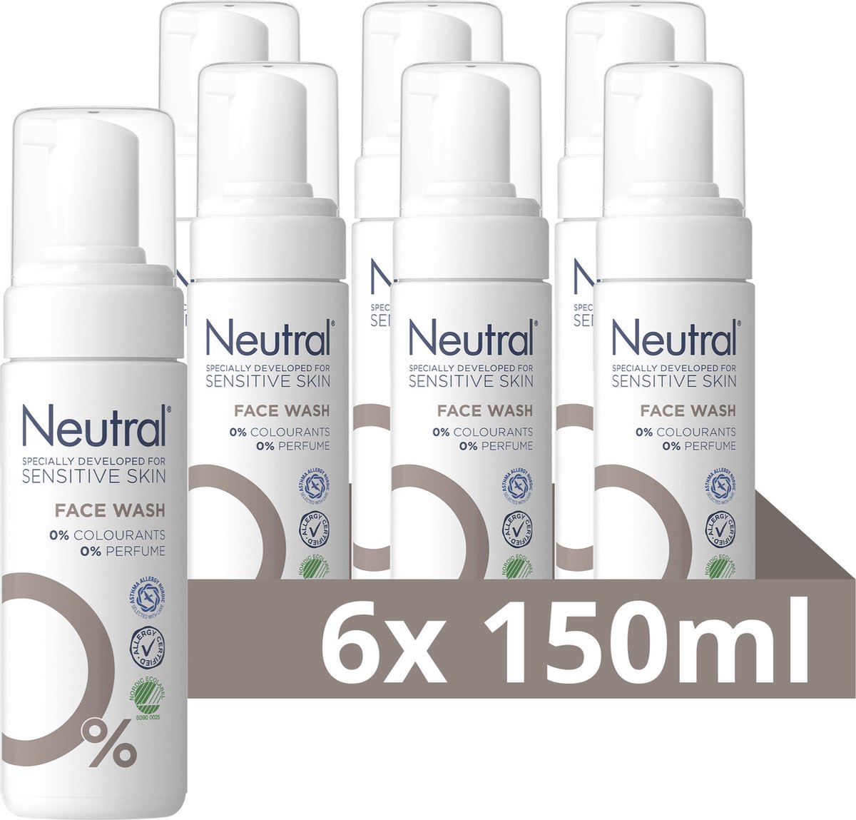 6x Neutral Face wash lotion (150 ml)