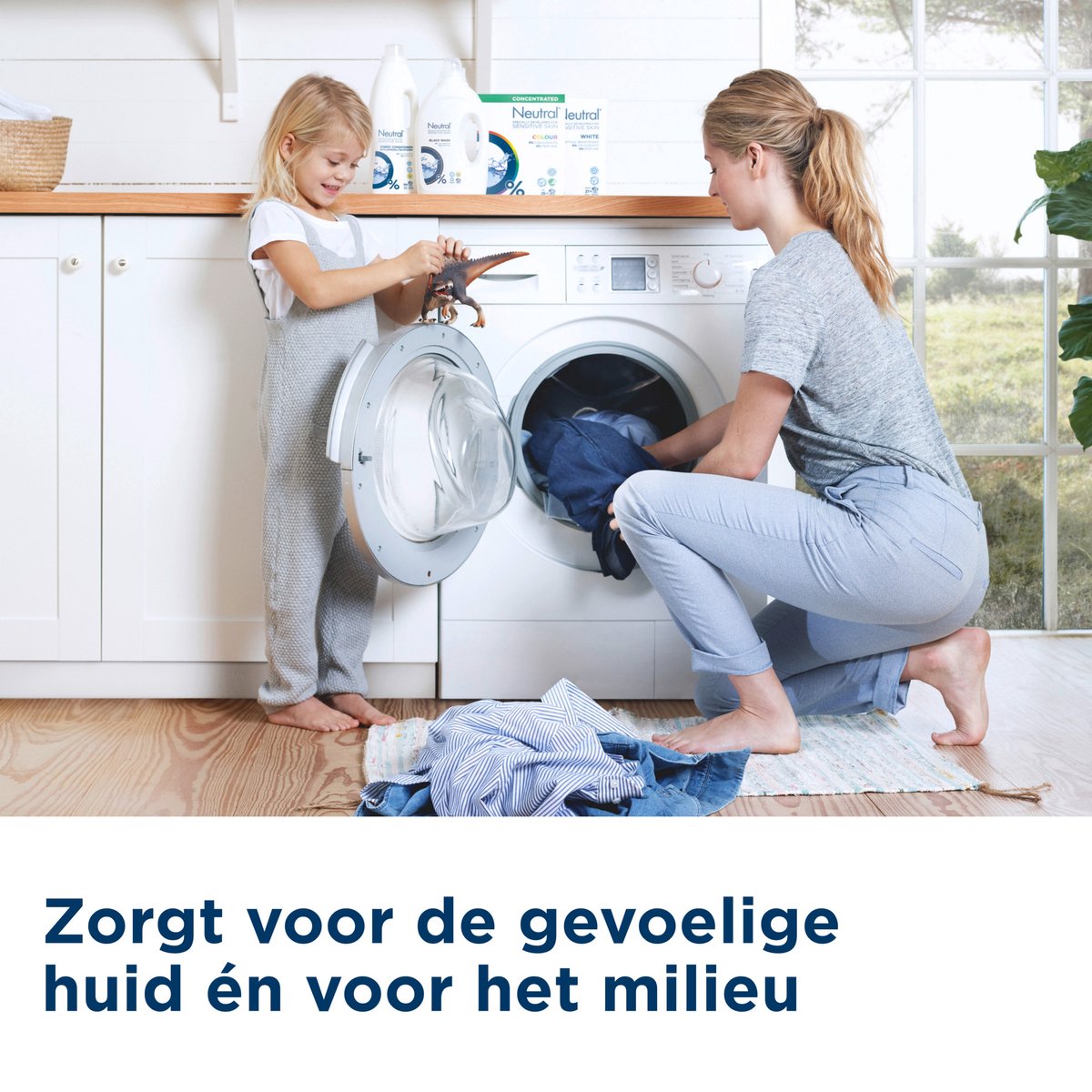 6x Neutral Wasmiddel vloeibaar color (1000 ml)