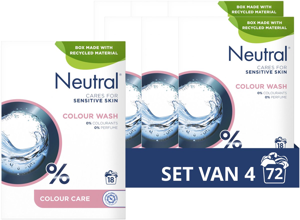 4x Neutral Waspoeder kleur (1188 gr)