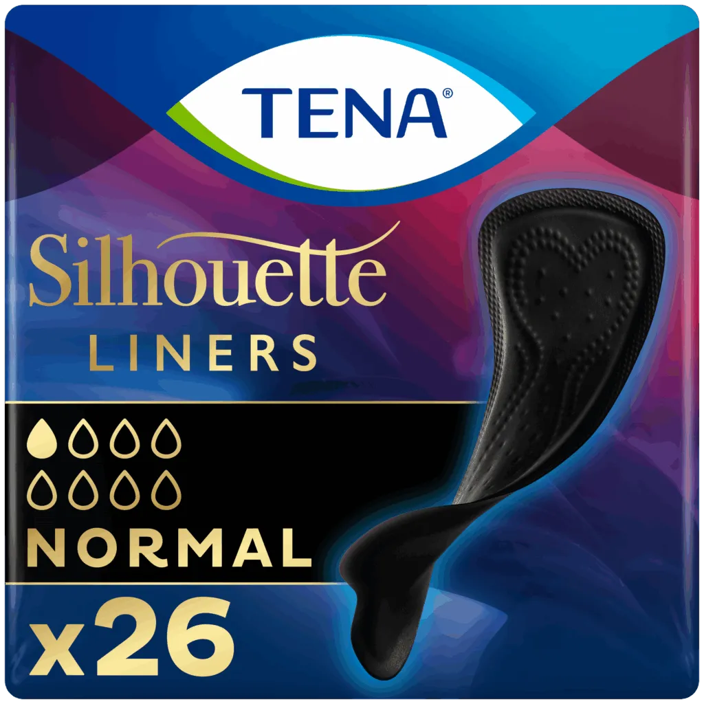 Tena Silhouette noir liner (26 stuks)