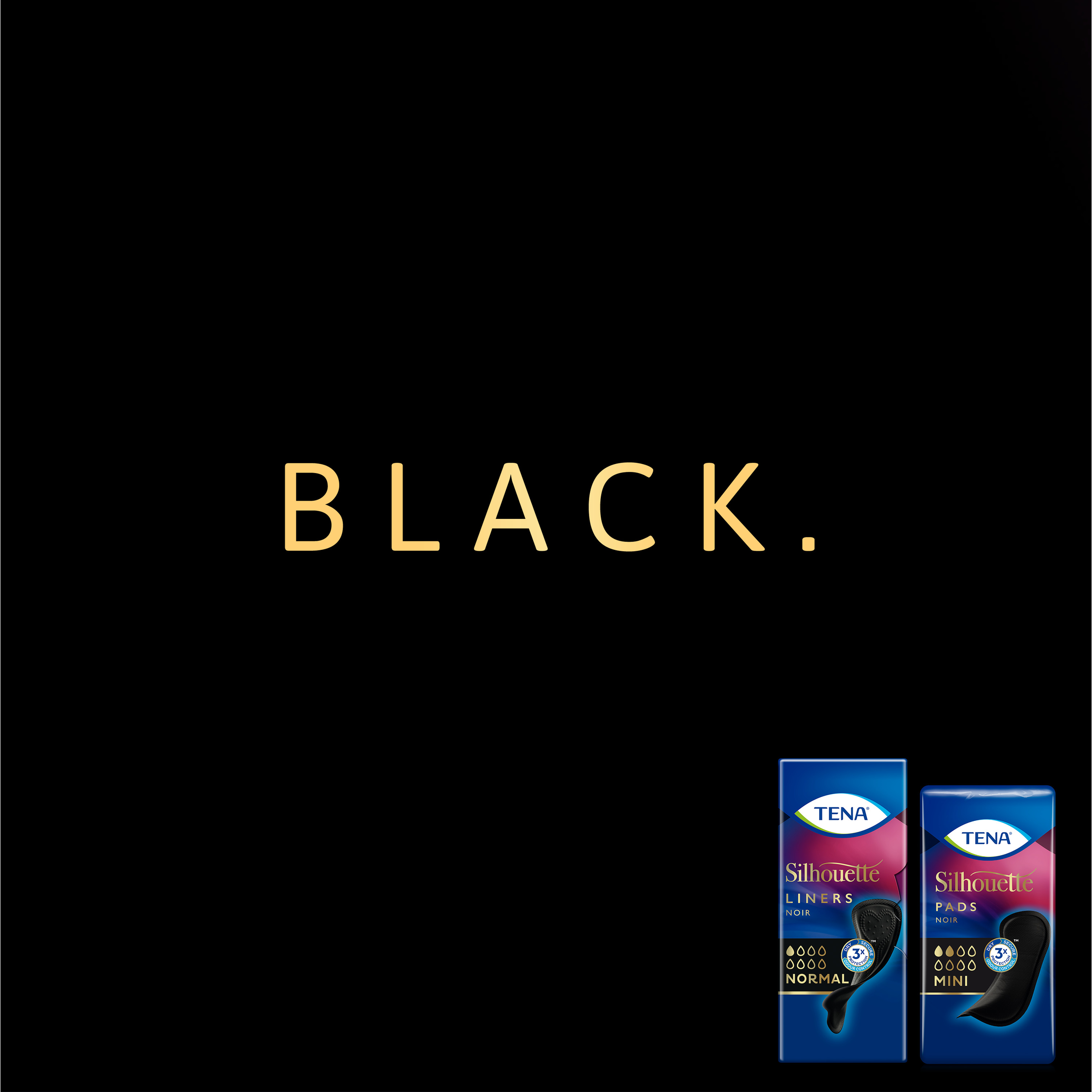 Tena Silhouette noir mini pad (18 stuks) - image 6