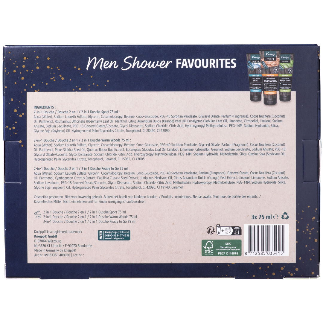 Kneipp Men geschenk set douche (1 set) - image 2
