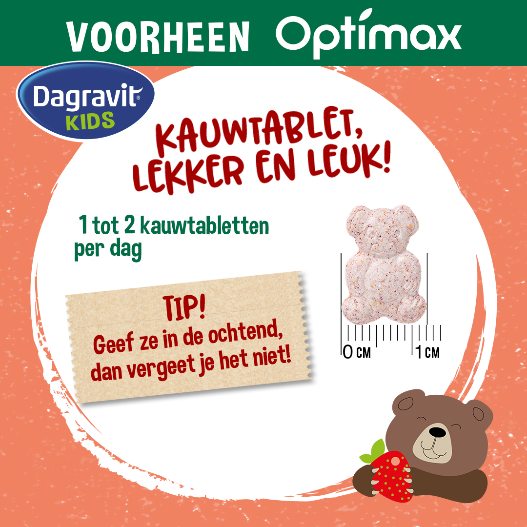 Dagravit Natural Kids Multivitaminen (60 kauwtabletten) - image 4
