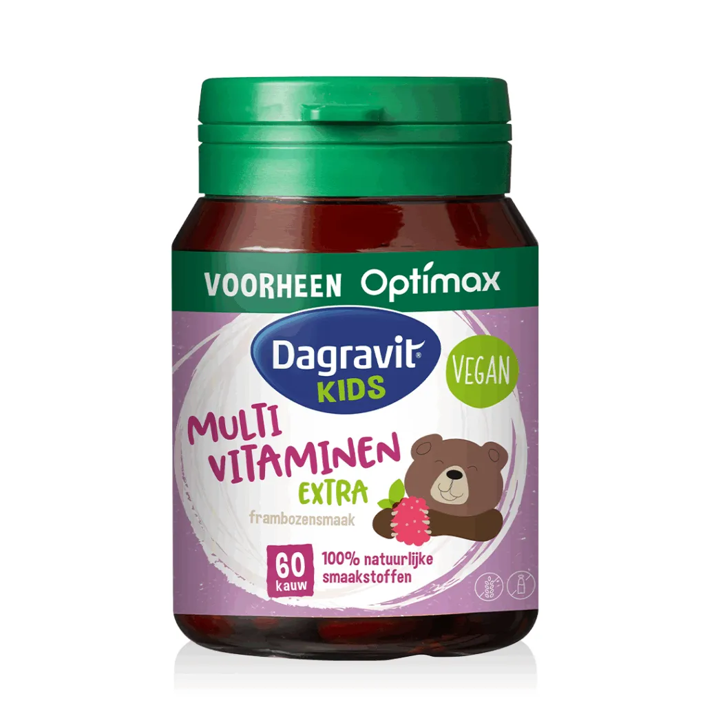 Dagravit Natural Kids Extra Multi (60 kauwtabletten)