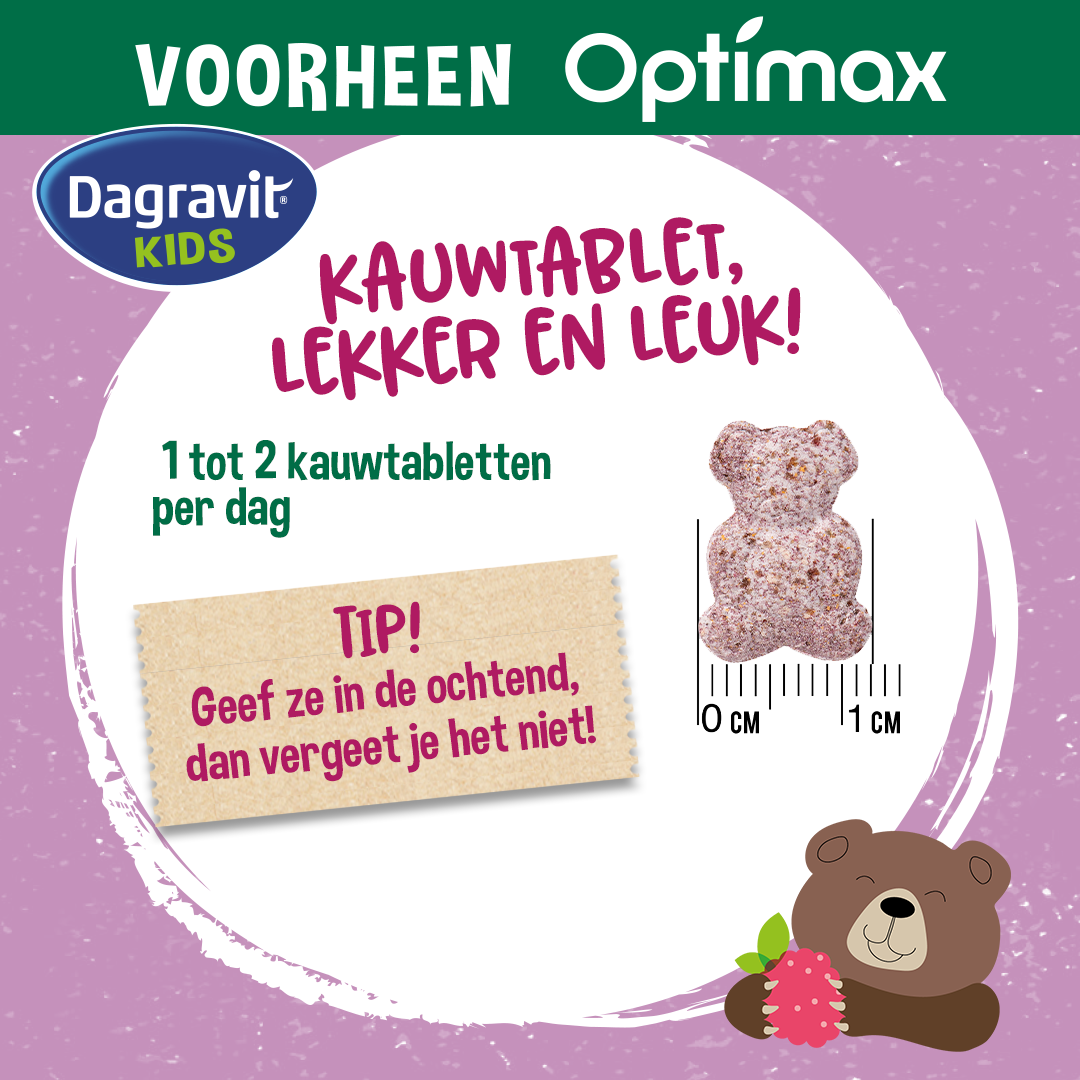Dagravit Natural Kids Extra Multi (60 kauwtabletten) - image 4