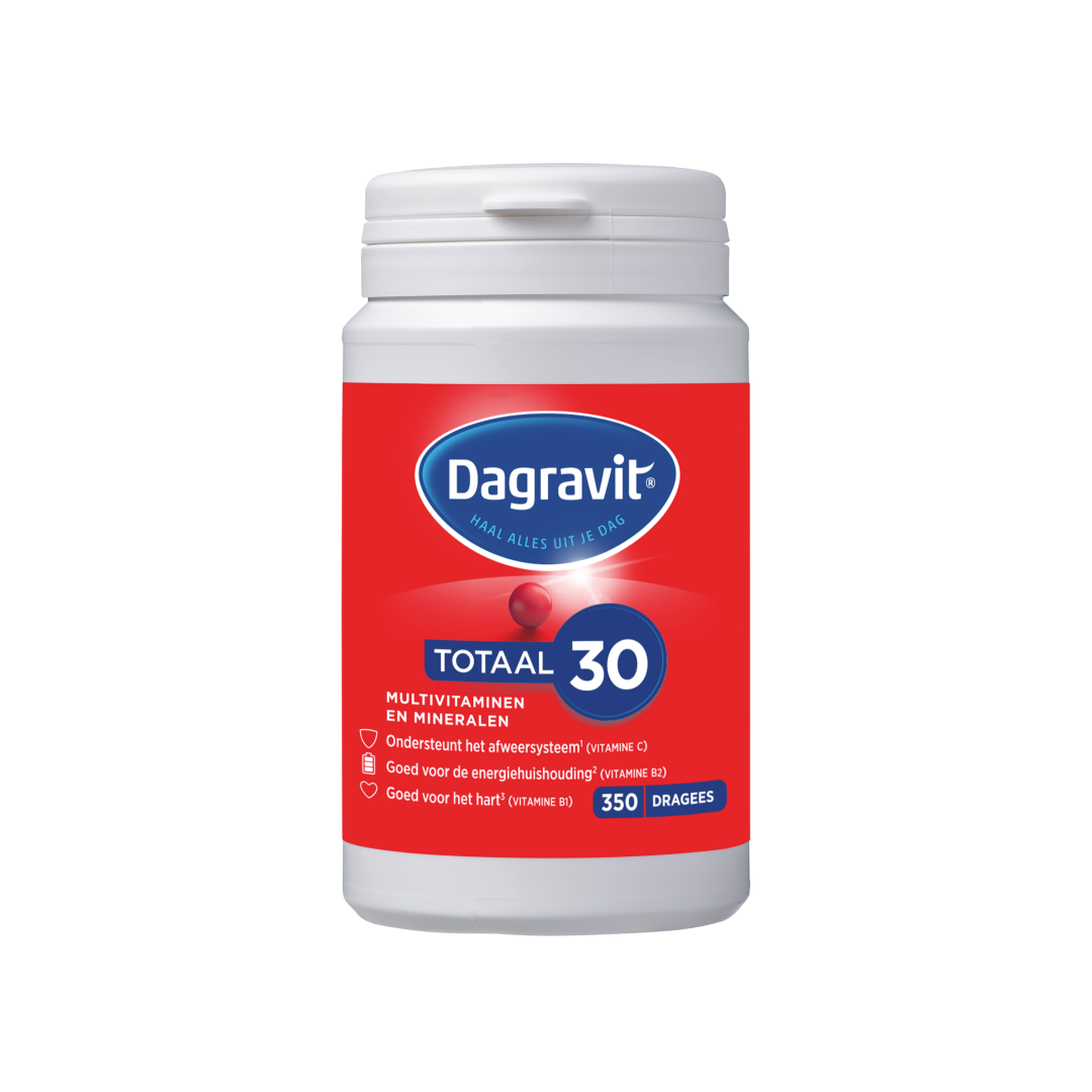 Dagravit Totaal 30 Multivitaminen (350 dragees)