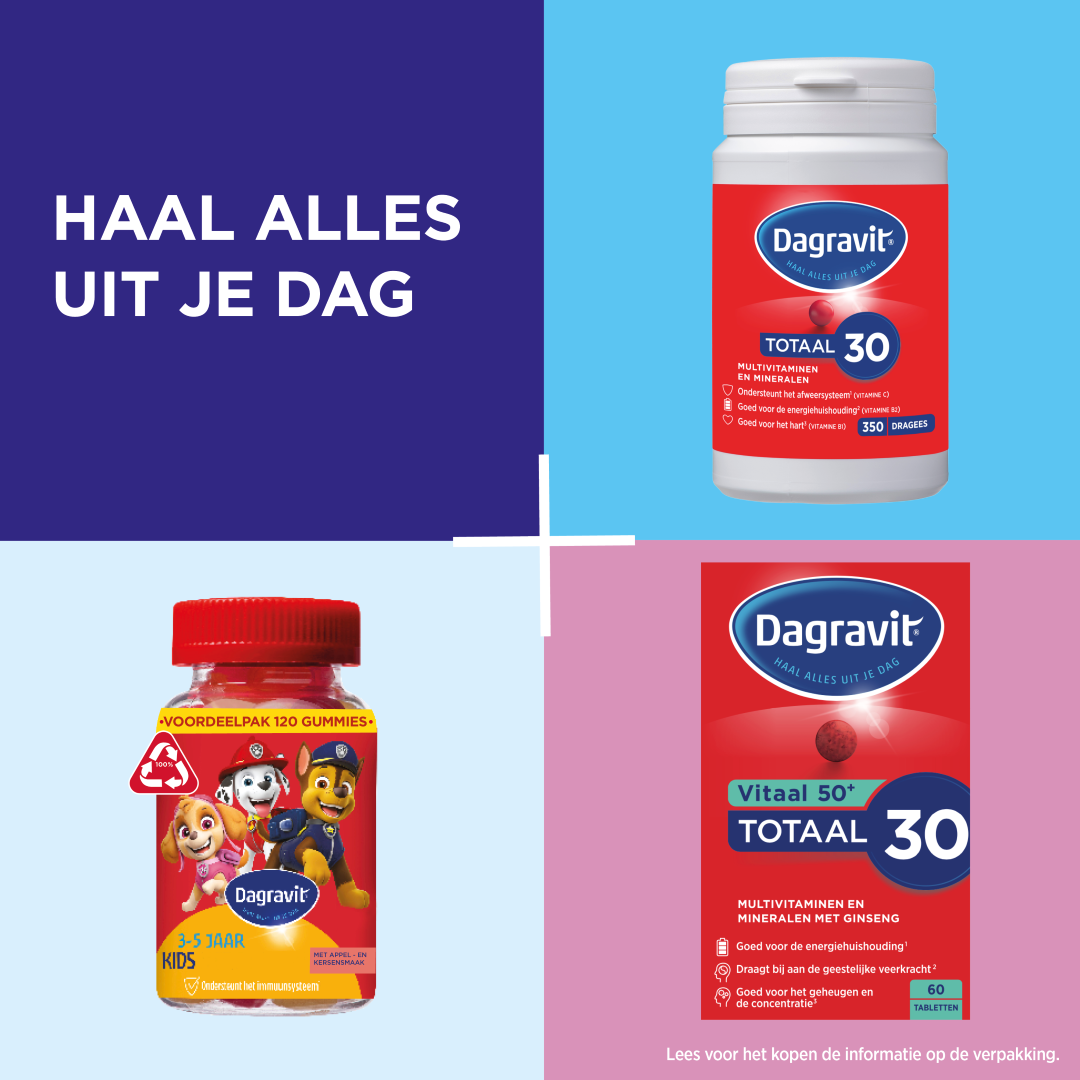 Dagravit Totaal 30 Multivitaminen (350 dragees) - image 6