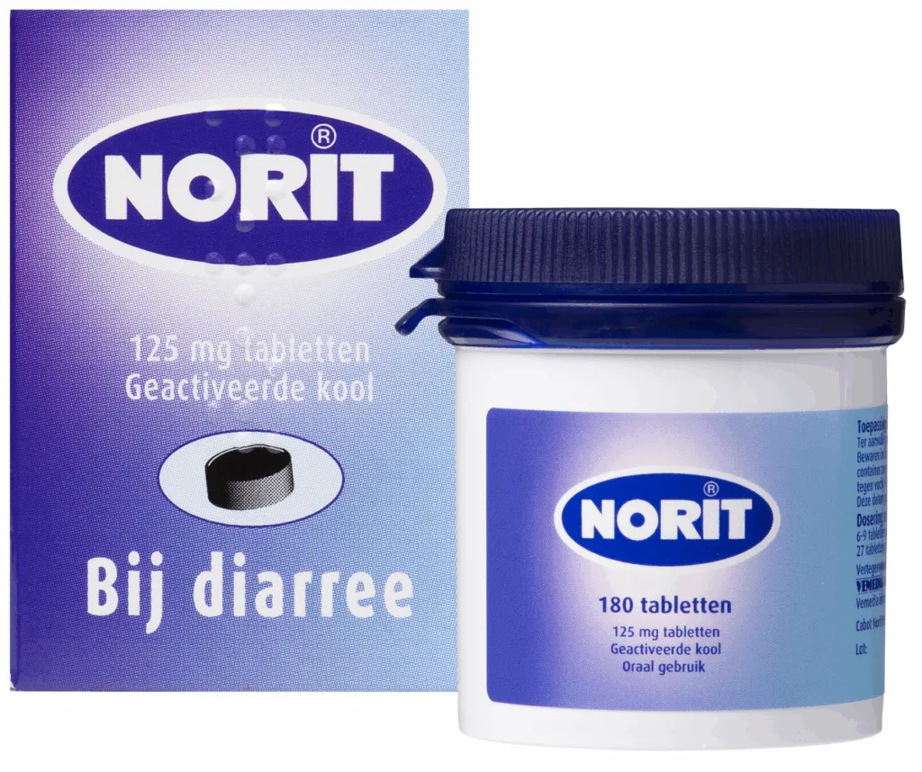 Norit 125mg (180 tabletten)