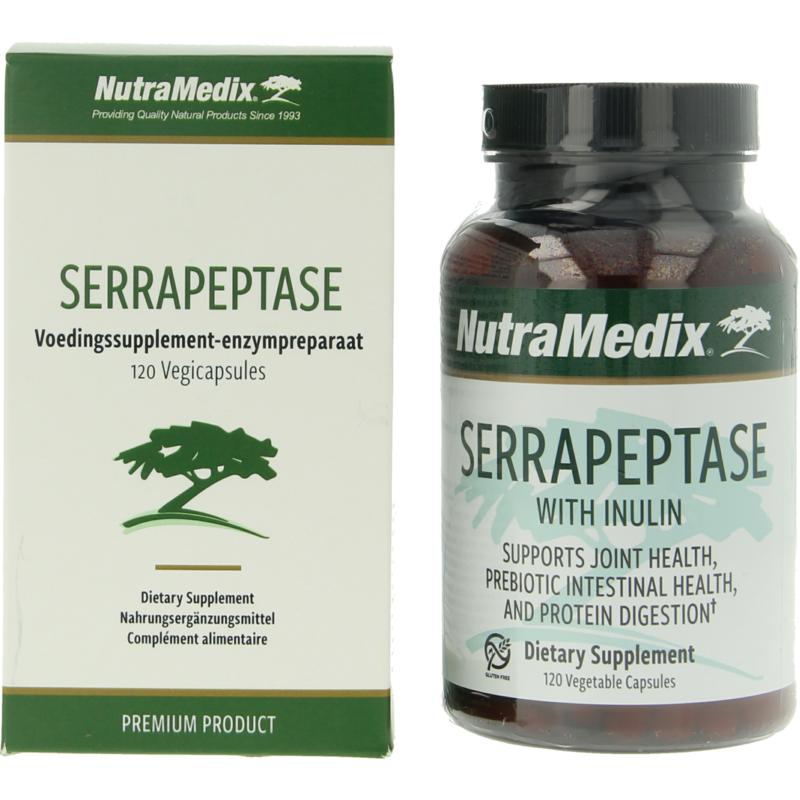 Nutramedix Serrapeptase 500 Mg (120 vega capsules)