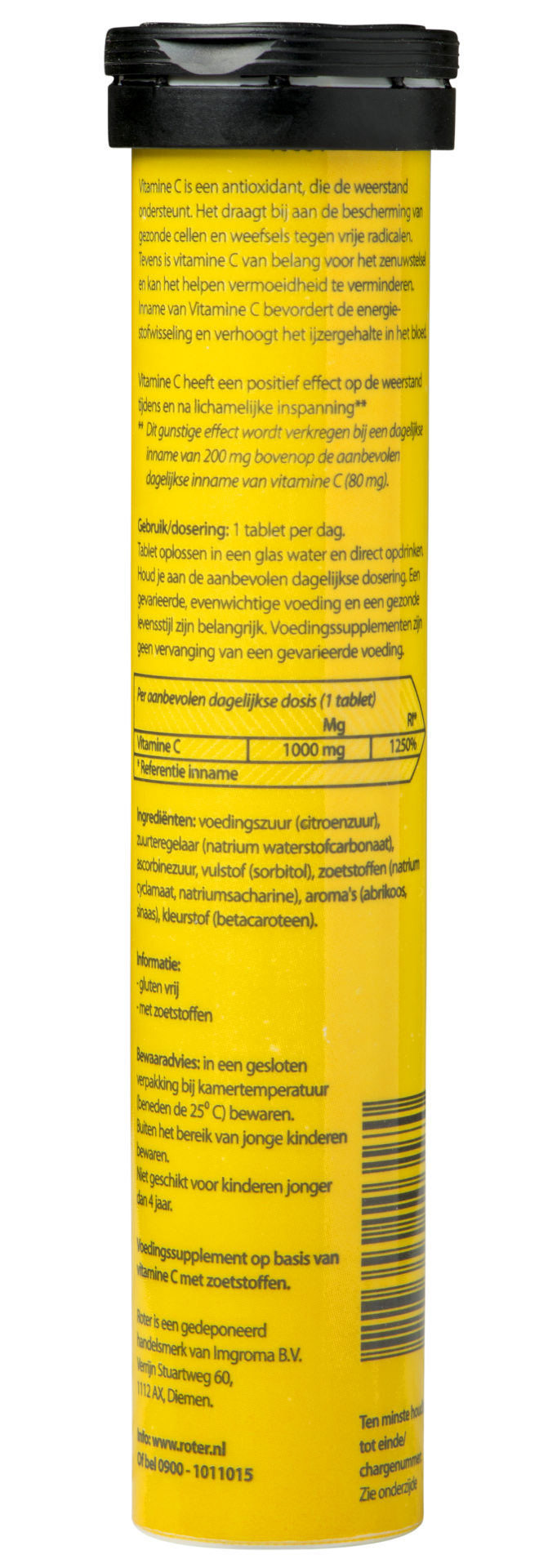 Roter Vitamine C Bruis 1000 mg abrikoos sinaasappel duopack (40 bruistabletten) - image 3