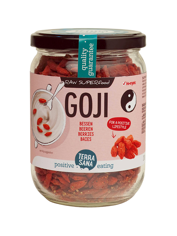 Terrasana Raw Goji Bessen In Glas Bio (200 gr)