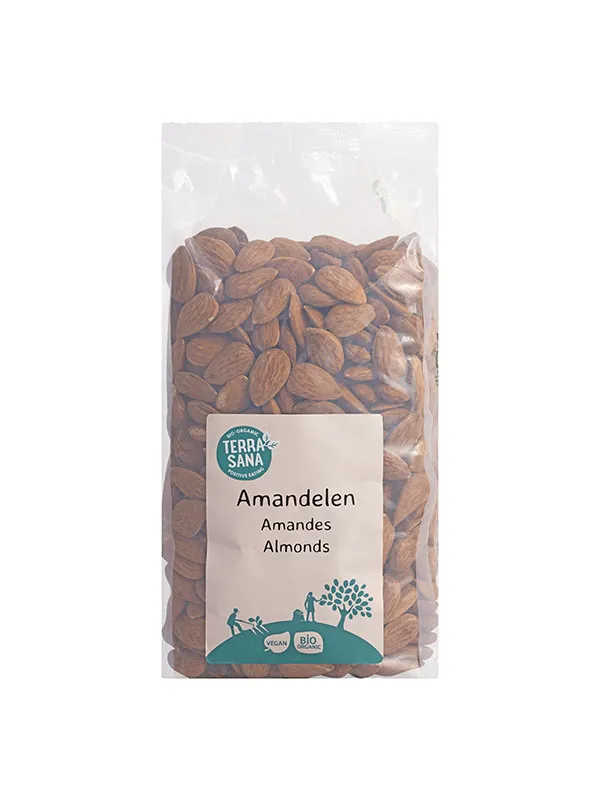 Terrasana Raw Amandelen Bruin Bio (750 gr)