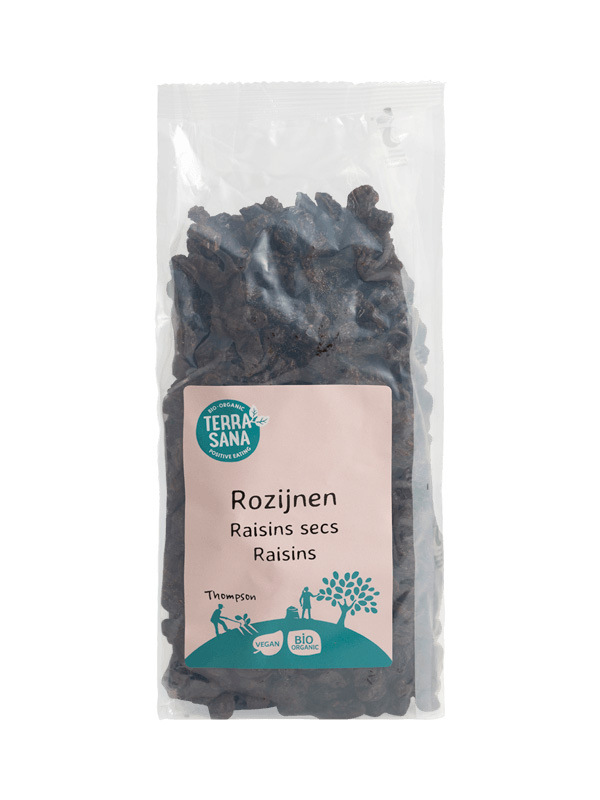 Terrasana Raw Rozijnen Blue Thompson Bio (500 gr)