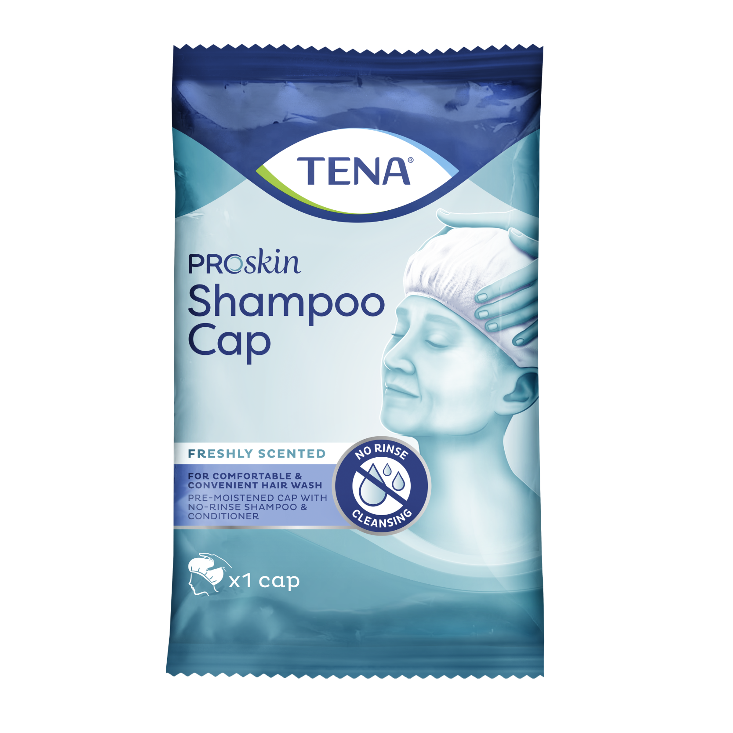 Tena Shampoo cap (1 stuk)