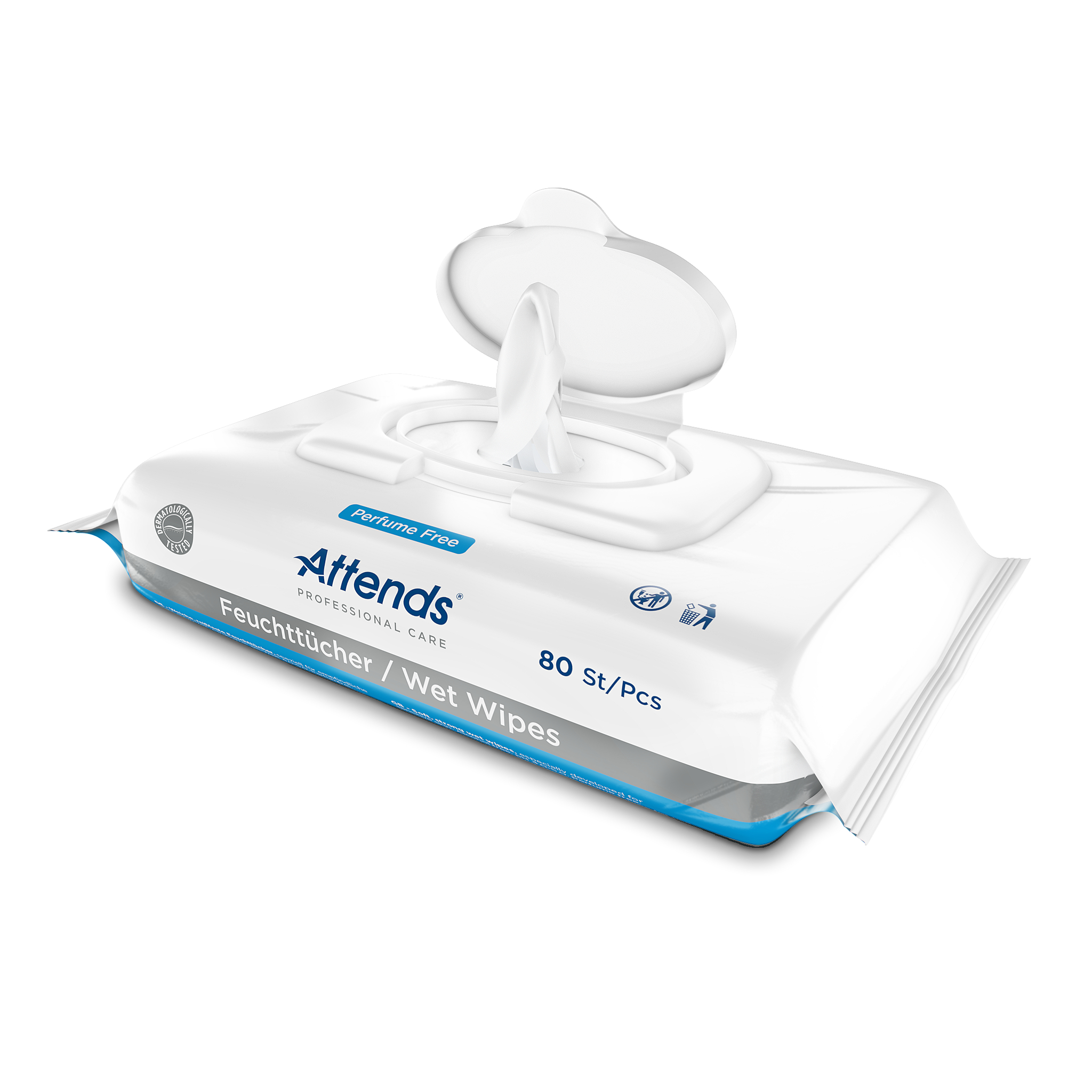 Attends Care Wet Wipes (80 Stuks)