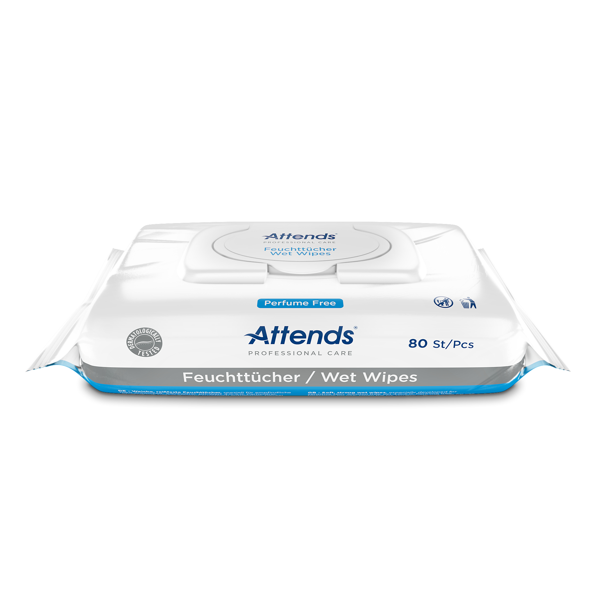 Attends Care Wet Wipes (80 Stuks)