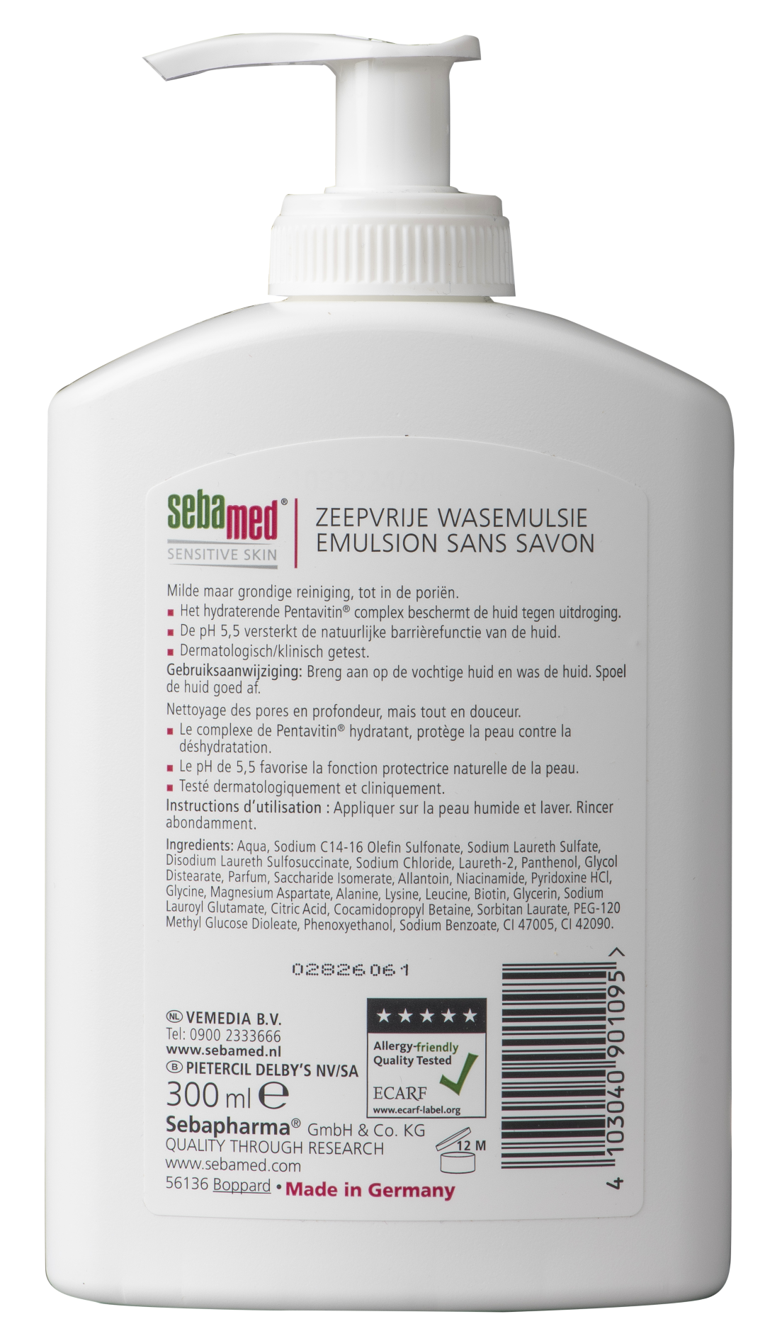Sebamed Zeepvrij wasemulsie (300 ml) - image 4