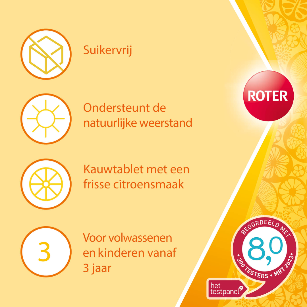 Roter Vitamine C 70 mg suikervrij (300 kauwtabletten) - image 2