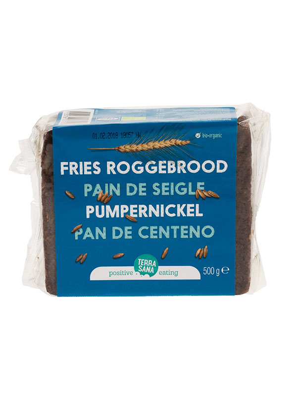 Terrasana Fries Roggebrood Bio (500 gr)