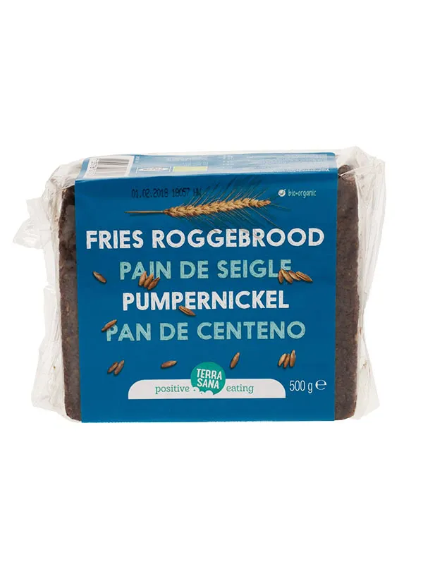 Terrasana Fries Roggebrood Bio (500 gr)
