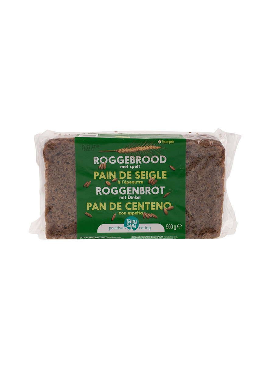Terrasana Roggebrood Met Spelt Bio (500 gr)