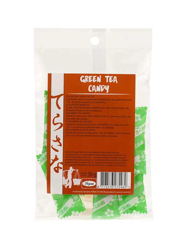 TerraSanagroene thee snoepjes (30 gr)