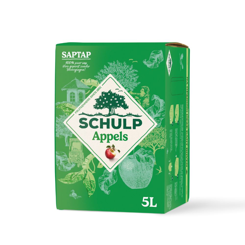 Schulp Appelsap Saptap (5000 ml)
