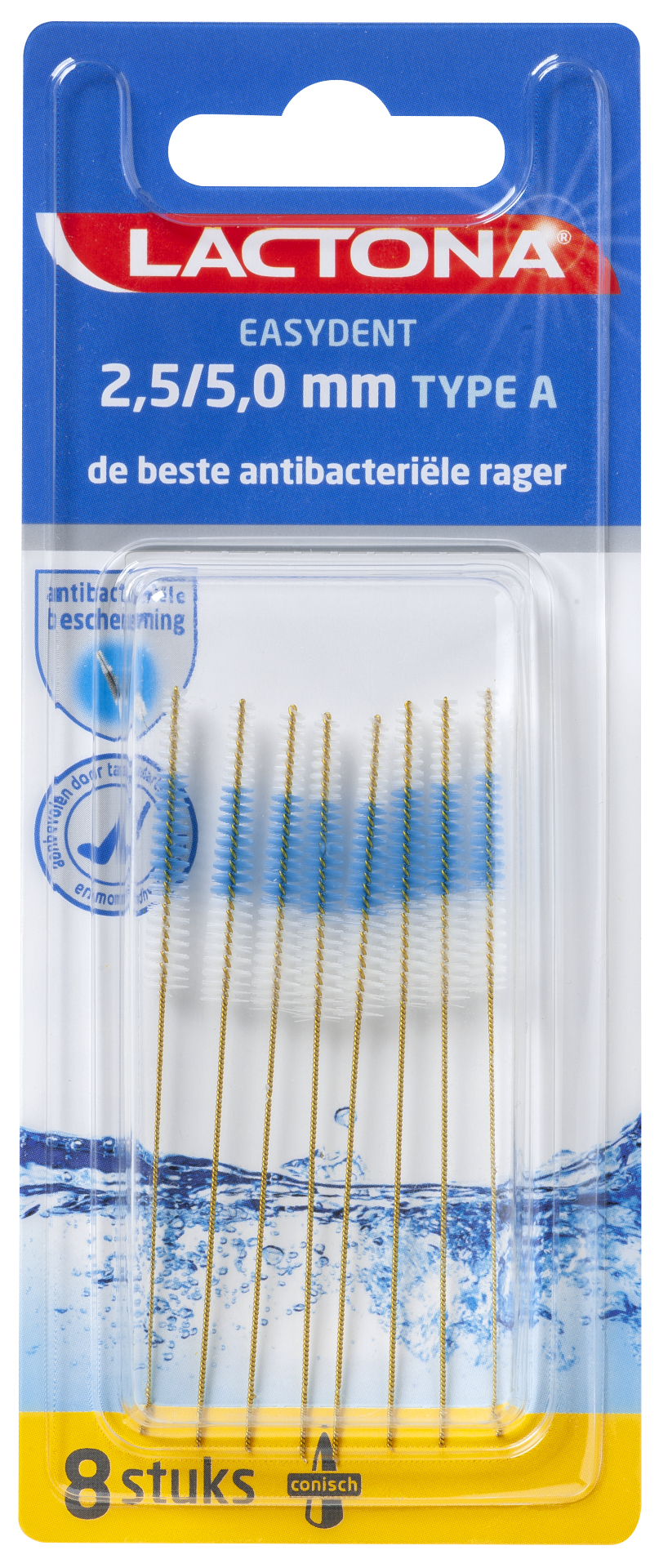 Lactona Easydent A 2.5-5mm zonder houdertje (8 stuks)