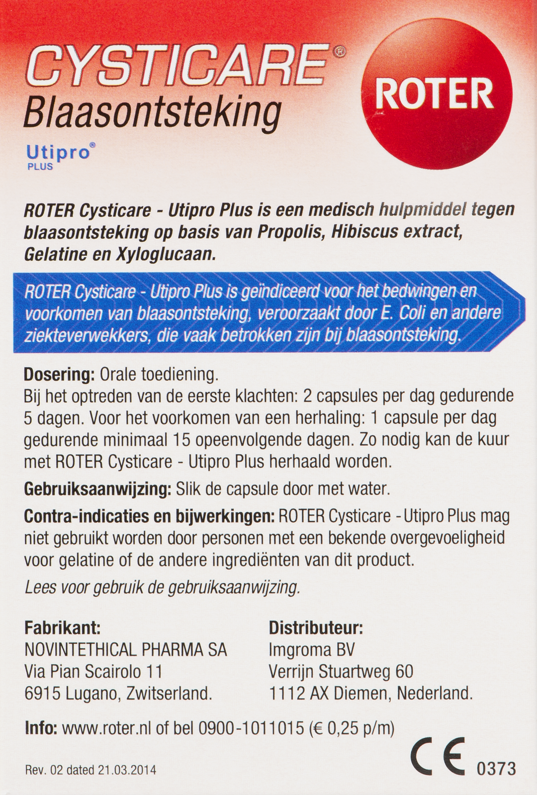 Roter Cysticare (15 capsules) - image 4