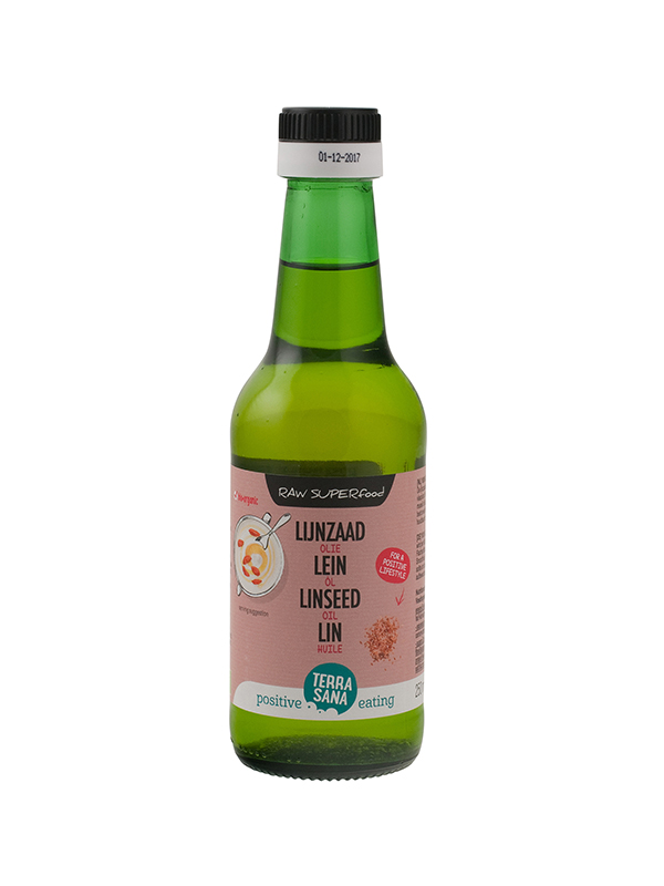Terrasana Lijnzaadolie Koudgeperst Bio (250 ml)