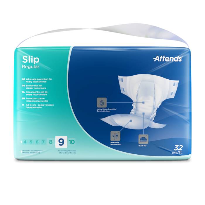 Attends Slip Regular 9 Maat Xs (32 Stuks)