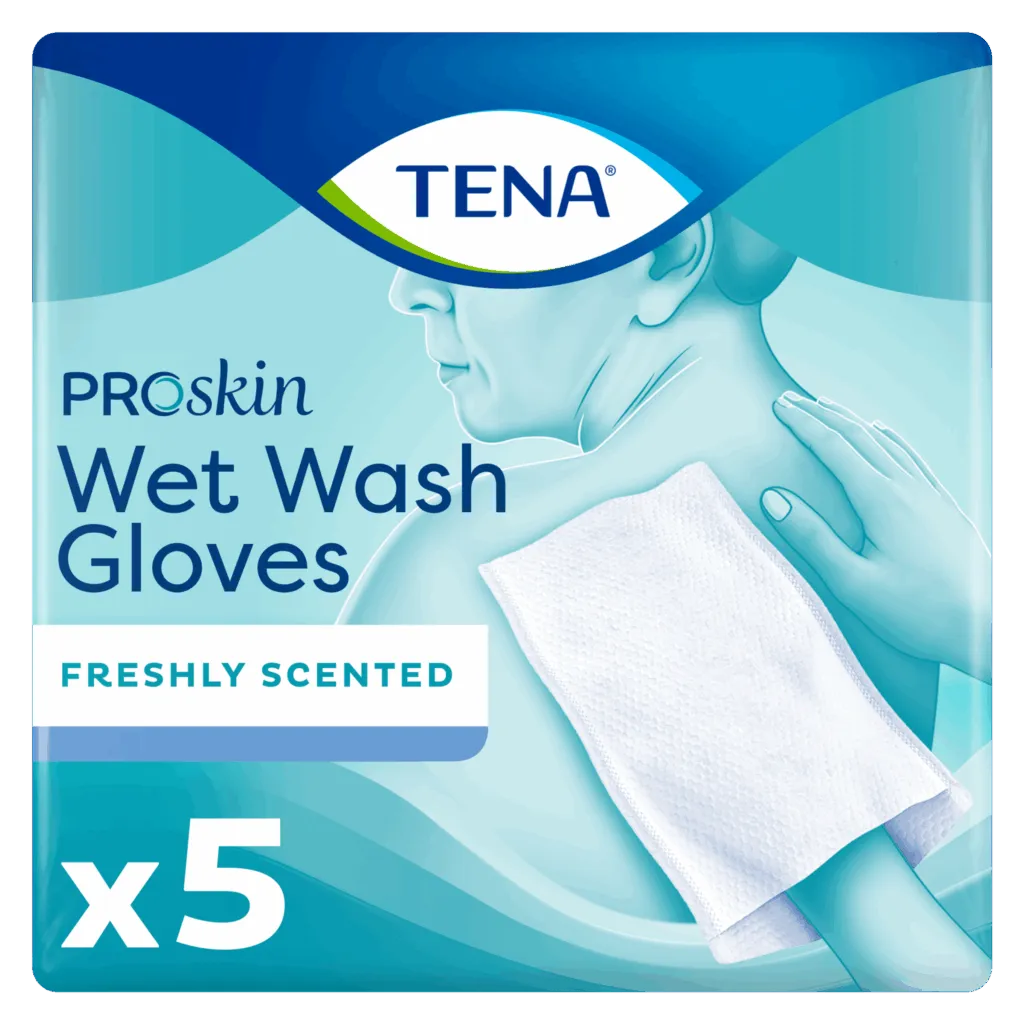 Tena Wet wash glove freshly (5 stuks)