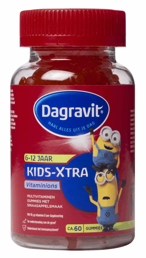 Dagravit Kids-Xtra Vitaminions Gums 6-12 Jaar (60 stuks)