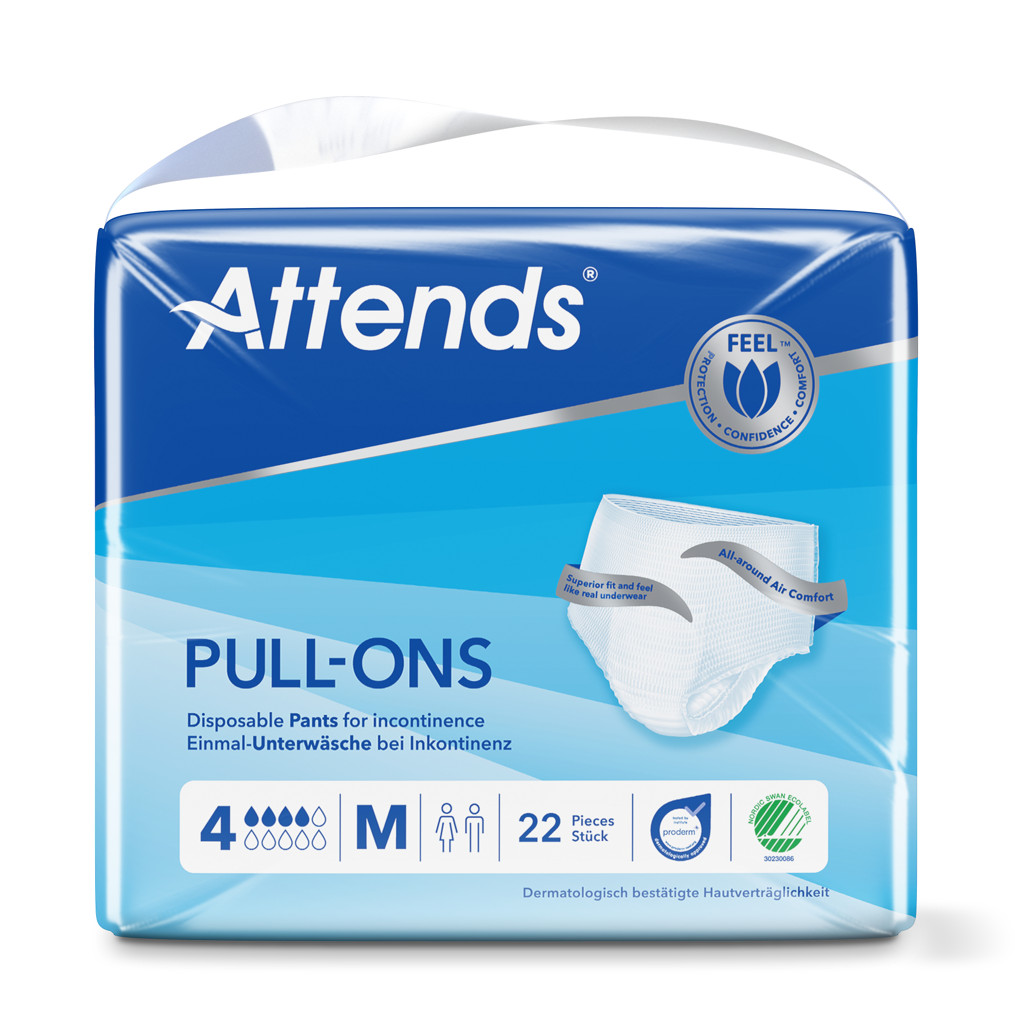 Attends Pull-Ons 4 Maat M (22 Stuks)