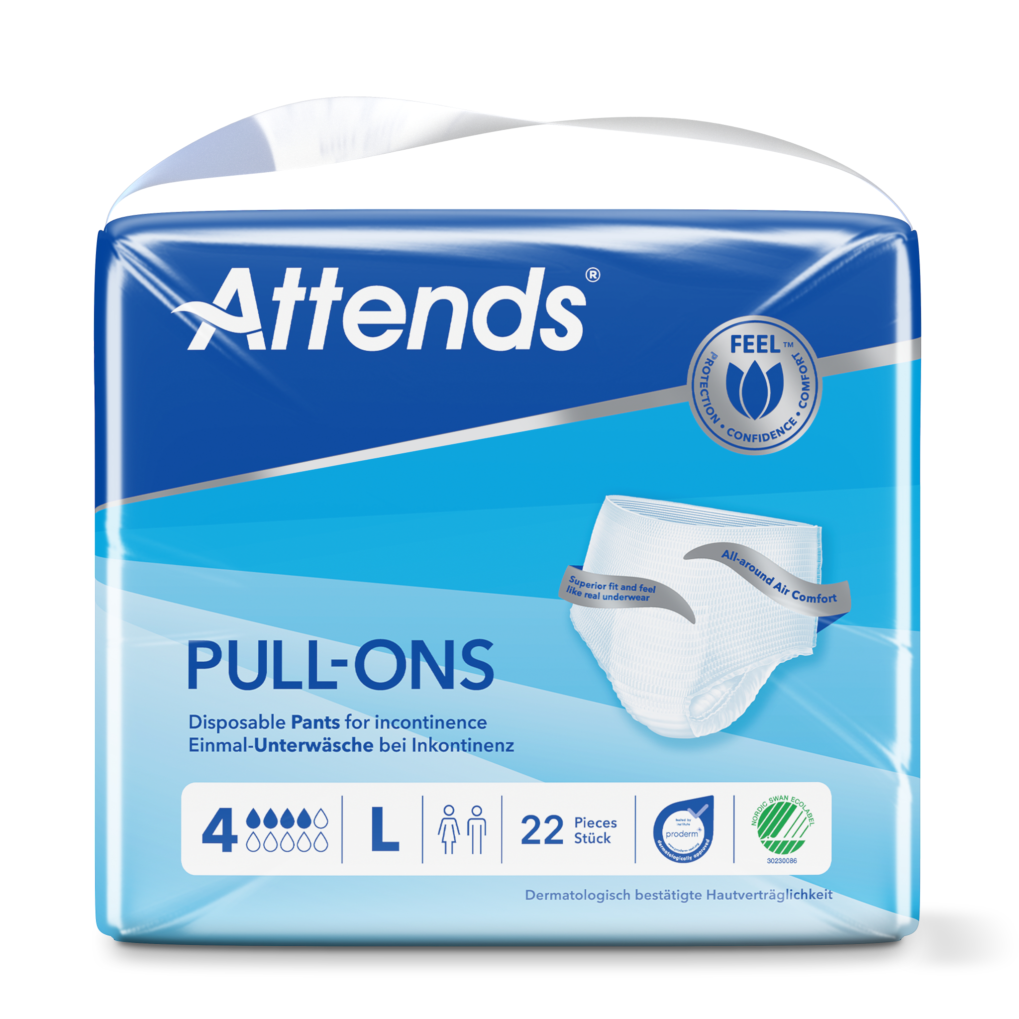Attends Pull-Ons 4 Maat L (22 Stuks)